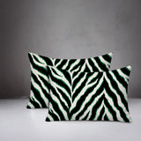 Rio Zebra Print Indoor/Outdoor Reversible Rectangular Pillow
