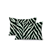 Rio Zebra Print Indoor/Outdoor Reversible Rectangular Pillow