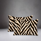 Rio Zebra Print Indoor/Outdoor Reversible Rectangular Pillow