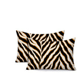 Rio Zebra Print Indoor/Outdoor Reversible Rectangular Pillow