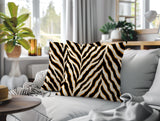 Rio Zebra Print Indoor/Outdoor Reversible Square Pillow
