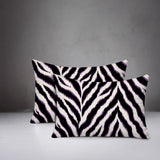 Rio Zebra Print Indoor/Outdoor Reversible Rectangular Pillow