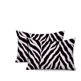 Rio Zebra Print Indoor/Outdoor Reversible Rectangular Pillow