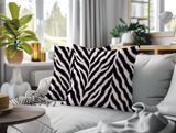 Rio Zebra Print Indoor/Outdoor Reversible Square Pillow