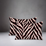 Rio Zebra Print Indoor/Outdoor Reversible Rectangular Pillow