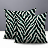 Rio Zebra Print Indoor/Outdoor Reversible Square Pillow