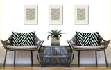 Rio Zebra Print Indoor/Outdoor Reversible Rectangular Pillow