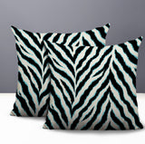 Rio Zebra Print Indoor/Outdoor Reversible Square Pillow
