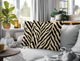 Rio Zebra Print Indoor/Outdoor Reversible Square Pillow