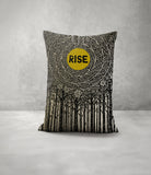 Rise Faux Linen Lumber Pillow