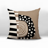 Ritter Abstract Reversible Indoor/Outdoor Square Pillow
