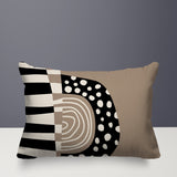 Ritter Abstract Reversible Indoor/Outdoor Rectangular Pillow