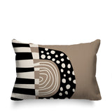 Ritter Abstract Reversible Indoor/Outdoor Rectangular Pillow