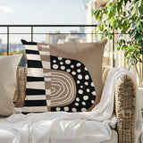 Ritter Abstract Reversible Indoor/Outdoor Square Pillow