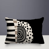 Ritter Abstract Reversible Indoor/Outdoor Rectangular Pillow