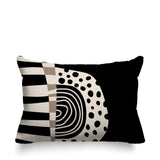 Ritter Abstract Reversible Indoor/Outdoor Rectangular Pillow
