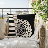 Ritter Abstract Reversible Indoor/Outdoor Square Pillow