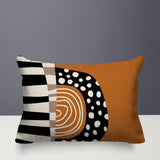 Ritter Abstract Reversible Indoor/Outdoor Rectangular Pillow