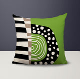 Ritter Abstract Reversible Indoor/Outdoor Square Pillow