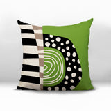 Ritter Abstract Reversible Indoor/Outdoor Square Pillow