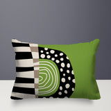 Ritter Abstract Reversible Indoor/Outdoor Rectangular Pillow