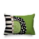 Ritter Abstract Reversible Indoor/Outdoor Rectangular Pillow
