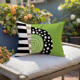 Ritter Abstract Reversible Indoor/Outdoor Rectangular Pillow