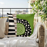 Ritter Abstract Reversible Indoor/Outdoor Square Pillow