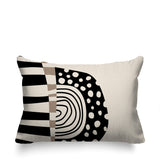 Ritter Abstract Reversible Indoor/Outdoor Rectangular Pillow