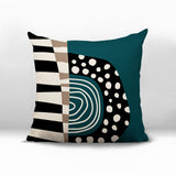 Ritter Abstract Reversible Indoor/Outdoor Square Pillow