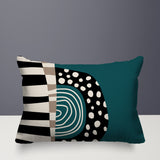 Ritter Abstract Reversible Indoor/Outdoor Rectangular Pillow