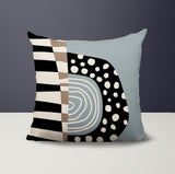 Ritter Abstract Reversible Indoor/Outdoor Square Pillow