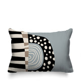 Ritter Abstract Reversible Indoor/Outdoor Rectangular Pillow