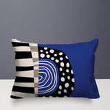 Ritter Abstract Reversible Indoor/Outdoor Rectangular Pillow