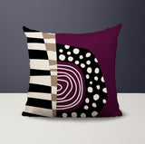 Ritter Abstract Reversible Indoor/Outdoor Square Pillow