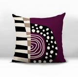 Ritter Abstract Reversible Indoor/Outdoor Square Pillow