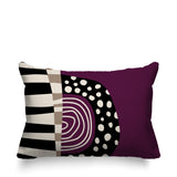 Ritter Abstract Reversible Indoor/Outdoor Rectangular Pillow