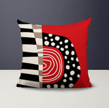 Ritter Abstract Reversible Indoor/Outdoor Square Pillow