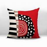Ritter Abstract Reversible Indoor/Outdoor Square Pillow