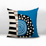 Ritter Abstract Reversible Indoor/Outdoor Square Pillow