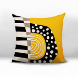 Ritter Abstract Reversible Indoor/Outdoor Square Pillow