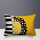 Ritter Abstract Reversible Indoor/Outdoor Rectangular Pillow