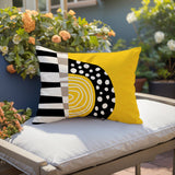 Ritter Abstract Reversible Indoor/Outdoor Rectangular Pillow