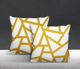 Ritz Geometric Reversible Indoor/Outdoor Square Pillow