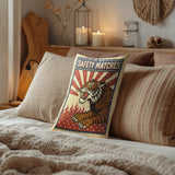 Roar Tiger Faux Linen Lumber Pillow
