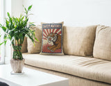 Roar Tiger Faux Linen Lumber Pillow