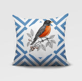 Robin Indoor/Outdoor Reversible Square Pillow