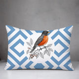 Robin Indoor/Outdoor Reversible Rectangular Pillow
