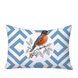 Robin Indoor/Outdoor Reversible Rectangular Pillow