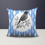 Robin Indoor/Outdoor Reversible Square Pillow